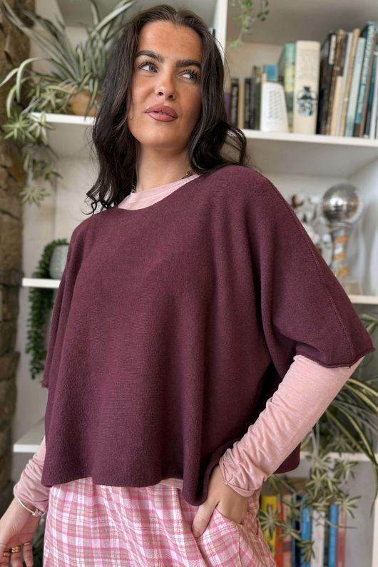 Conrad Layer Knit Summer Beetroot